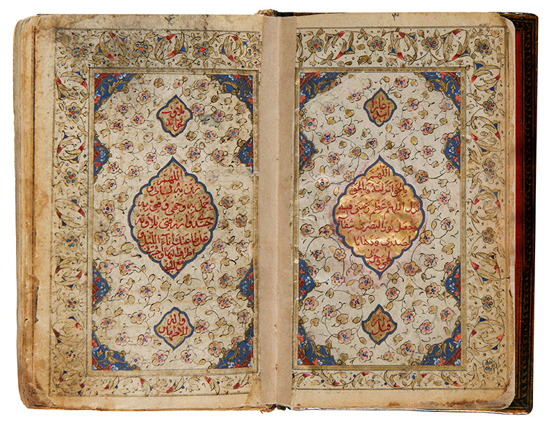 Manuscript Afsharid Quran dedicated to Prince Nasrollah Mirza, with calligraphy by Muhammad Hashimi dated 1787.