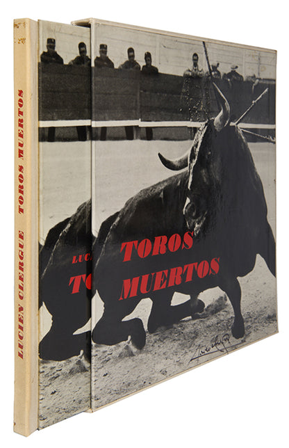 Toros Muertos features Lucien Clergue's photographs of bullfighting in arenas across the the South of France.
