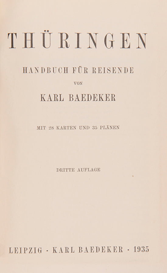 This particular volume has the stamp 'Verkaufsfaehig nach Kart.Veroeff.VO 6.2.40' inside on the front endpaper.