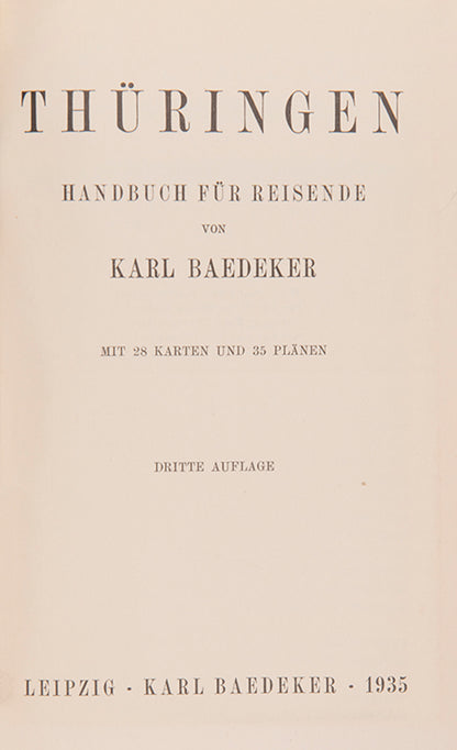 This particular volume has the stamp 'Verkaufsfaehig nach Kart.Veroeff.VO 6.2.40' inside on the front endpaper.