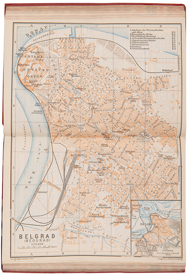 This volume describes a much wider area than just Dalmatia. It covers the Danube from Vienna to Roumania, including Budapest and Belgrade.