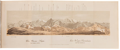 This is one of the earlier Baedekers with the attractive coloured panoramas and the engraved views.
