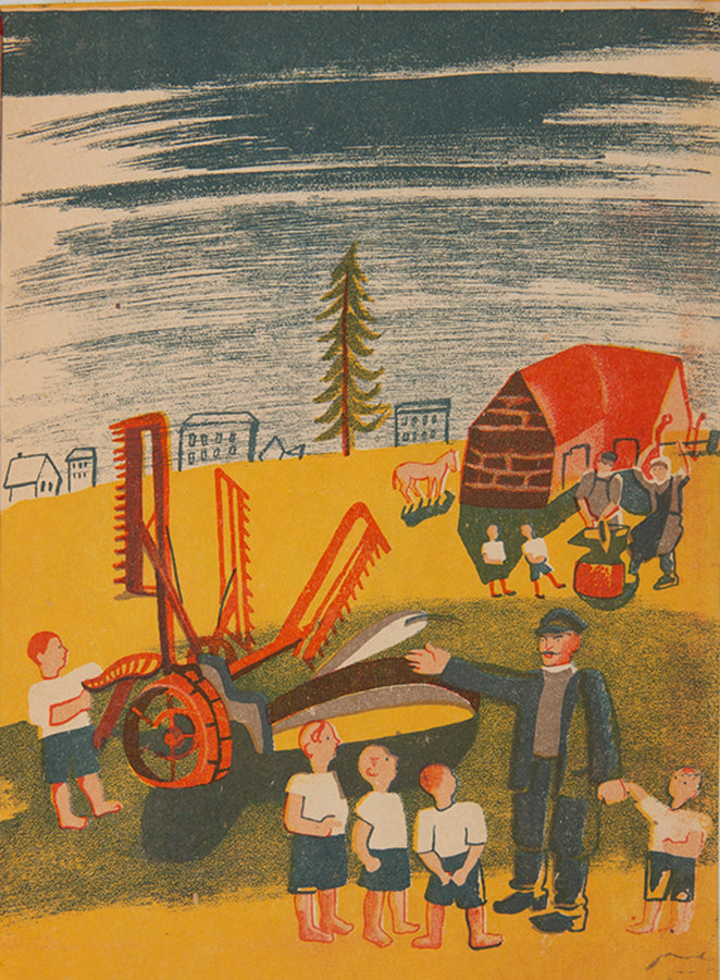 A truly Soviet depiction of the summer holidays for Young Pioneers. 