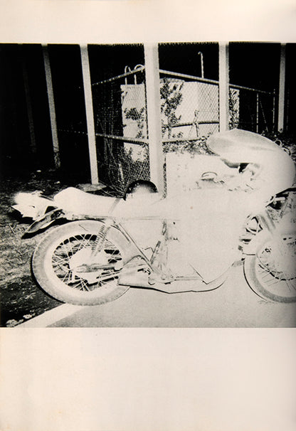 The date of these photographs is not recorded, but three groups who rose to prominence in the 1970s feature heavily: Nina Mona, Specter, and The Black Emperors, who were the subject of Mitsuo Yanagimachi's 1976 documentary Godspeed You! Black Emperor.