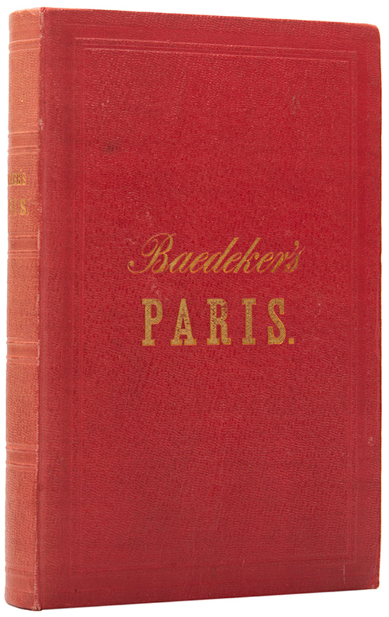 First edition and the last series started by Karl Baedeker himself. 