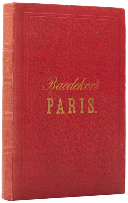 First edition and the last series started by Karl Baedeker himself. 