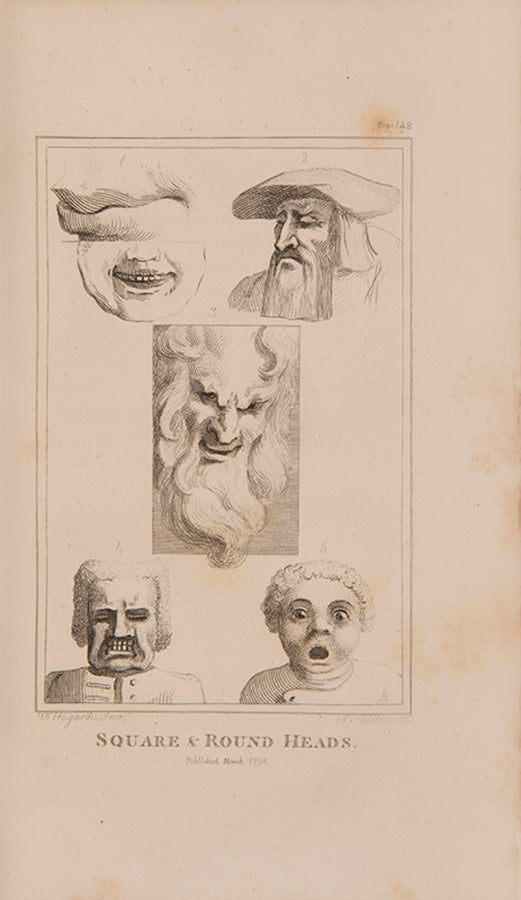 An exceptionally handsome set of  William Hogarth Illustrated, edited by John Ireland, with 135 finely engraved plates.