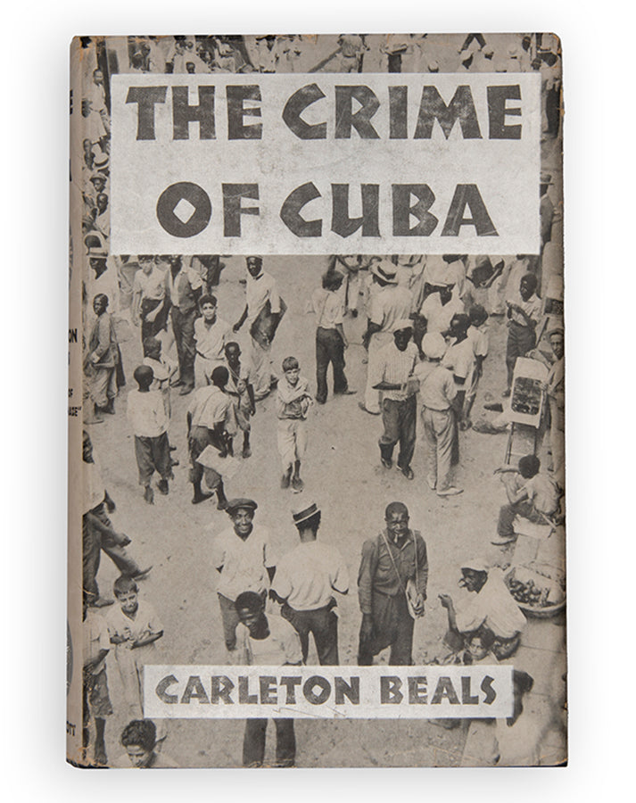 These photographs represent the only period Walker Evans spent working as a photographer outside the United States. Carleton Beals wrote The Crime of Cuba out of anger for the political situation in Cuba and disapproval of the way America managed its relations with Latin American countries.
