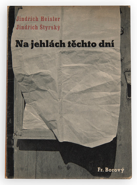 First edition thus of this meditation on resistance, after the scarce original clandestine version with gelatin silver photographs produced by the artists in a small number of copies during the Nazi occupation of Czechoslovakia. 