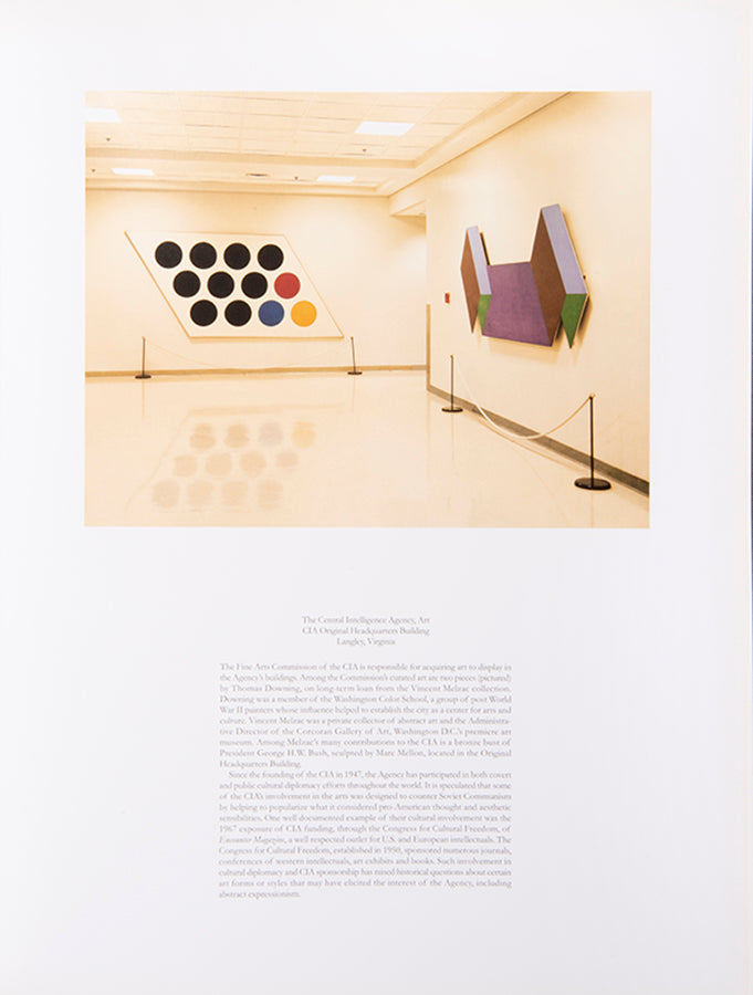 An American Index of the Hidden and Unfamiliar comprises photographs Taryn Simon made in public and private establishments that are inaccessible or unknown to the public. These include private corporations, research facilities, and government agencies.