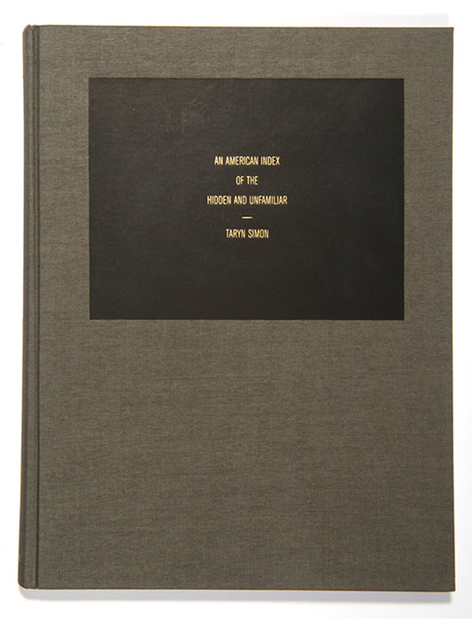 An American Index of the Hidden and Unfamiliar comprises photographs Taryn Simon made in public and private establishments that are inaccessible or unknown to the public. These include private corporations, research facilities, and government agencies.