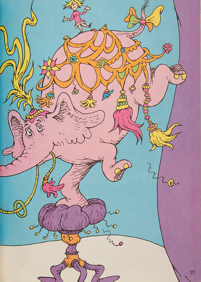 The Cat's Quizzer is a very rare title from the Dr. Seuss canon, one of six titles Dr Seuss Enterprises withdrew from publication in 2021.