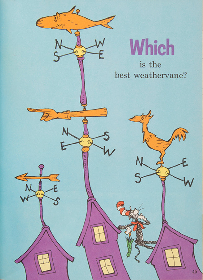 The Cat's Quizzer is a very rare title from the Dr. Seuss canon, one of six titles Dr Seuss Enterprises withdrew from publication in 2021.