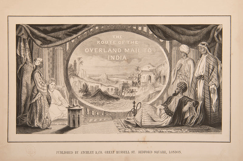 Tillotson's large format illustrated work showing the route from England to India via the great cities of the Middle East.