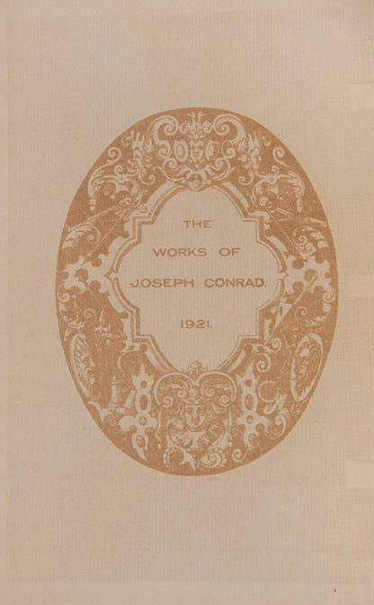 An attractive, signed set of the works of Joseph Conrad, here presented with the loose original printed dedication from Nigger of the 'Narcissus' inserted