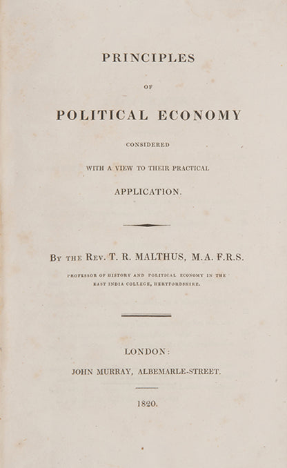 Principles of Political Economy.