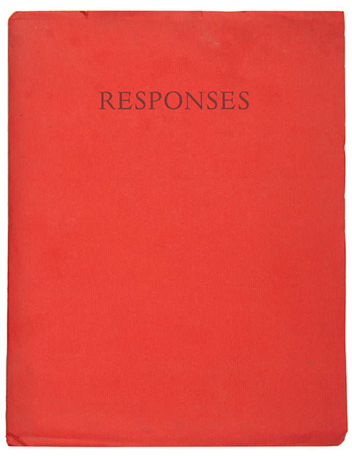 First edition of Responses, with contributions by Seamus Heaney.