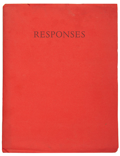 First edition of Responses, with contributions by Seamus Heaney.