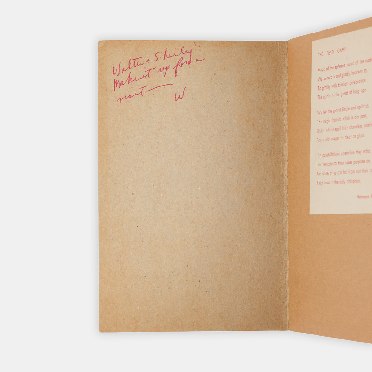 Complete set of Semina by Wallace Berman, with Semina 2 inscribed to Walter and Shirley Hopps.