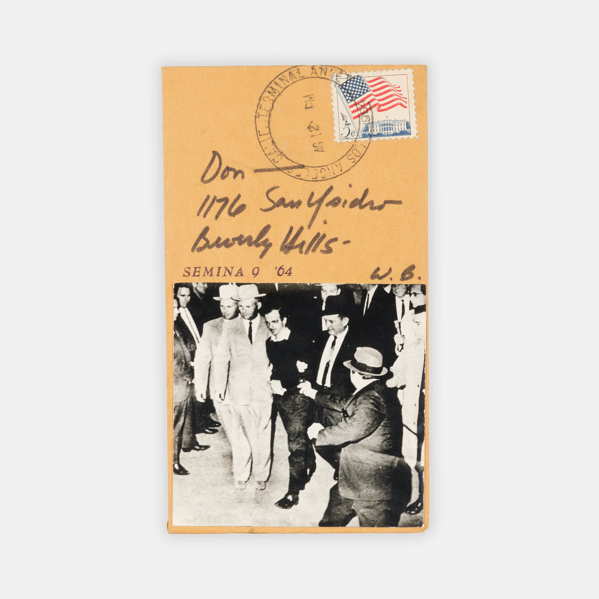Complete set of Semina by Wallace Berman, with Semina 2 inscribed to Walter and Shirley Hopps.