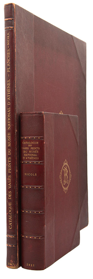 First edition of Catalogue des vases peints du Musee national d'Athenes by Georges Nicole.