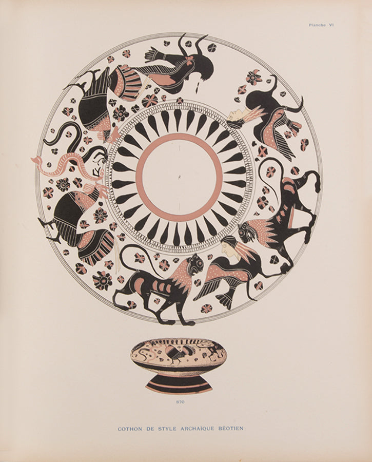 First edition of Catalogue des vases peints du Musee national d'Athenes by Georges Nicole.