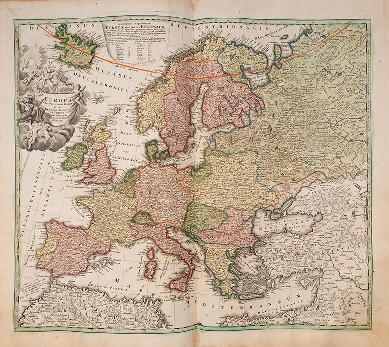 Atlas Germaniae Specialis [with] Grosser Atlas Uber die Gantze Welt.