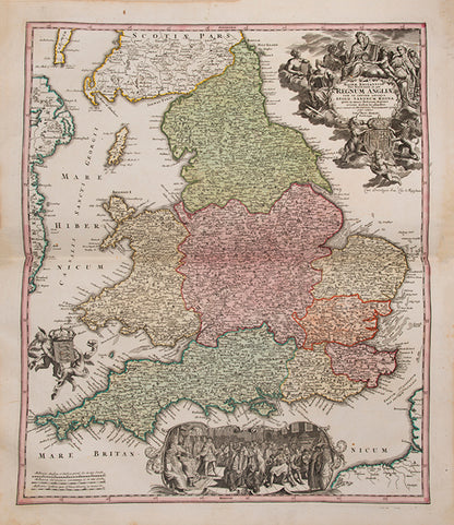 Atlas Germaniae Specialis [with] Grosser Atlas Uber die Gantze Welt.