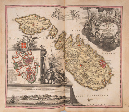 Atlas Germaniae Specialis [with] Grosser Atlas Uber die Gantze Welt.