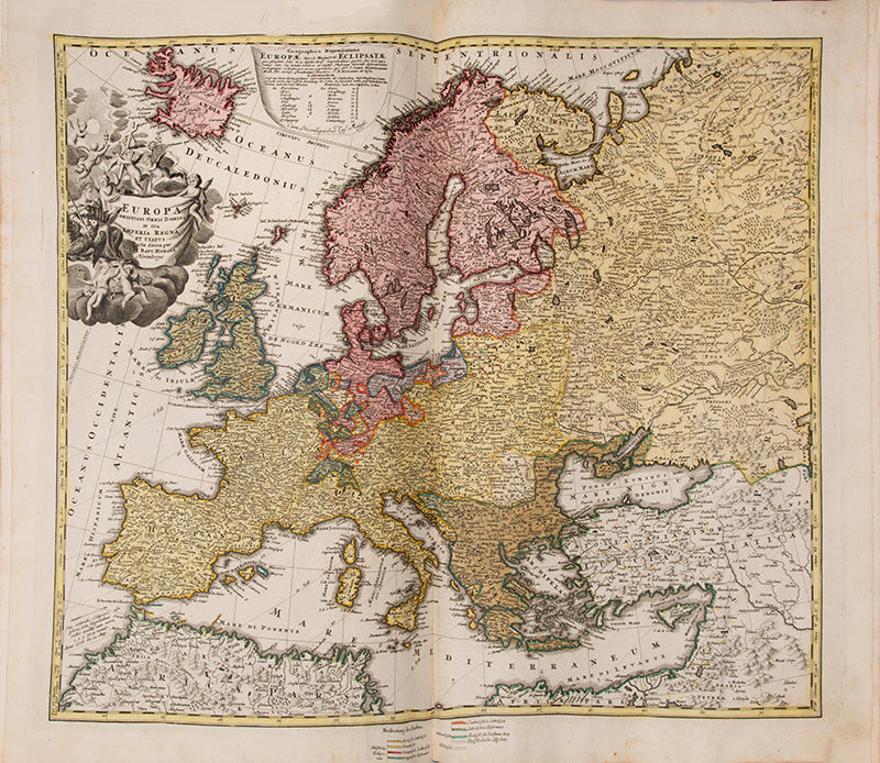 Atlas Germaniae Specialis [with] Grosser Atlas Uber die Gantze Welt.