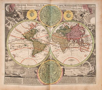 Atlas Germaniae Specialis [with] Grosser Atlas Uber die Gantze Welt.