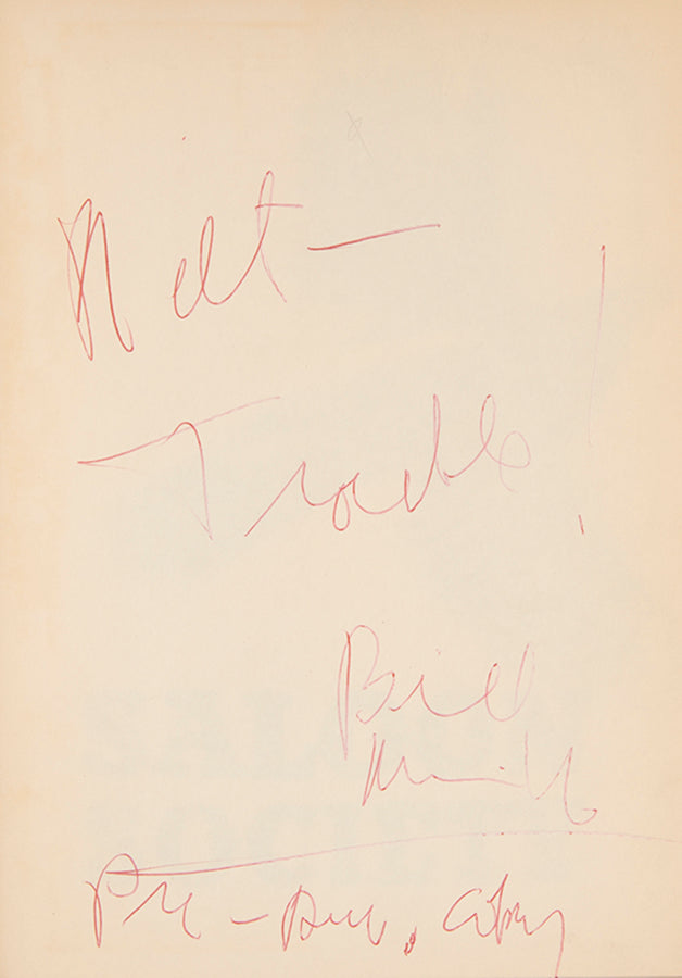 Inscribed copy of Bill Manville's Saloon Society, designed by Alexey Brodovitch with photographs by David Attie.