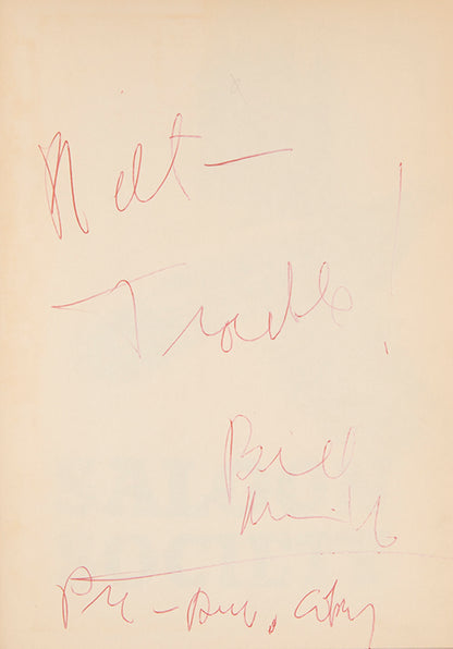 Inscribed copy of Bill Manville's Saloon Society, designed by Alexey Brodovitch with photographs by David Attie.