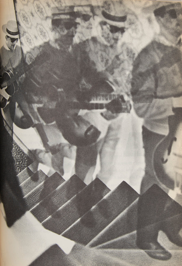 Inscribed copy of Bill Manville's Saloon Society, designed by Alexey Brodovitch with photographs by David Attie.