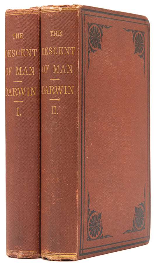 The first US edition of Darwin's The Descent of Man