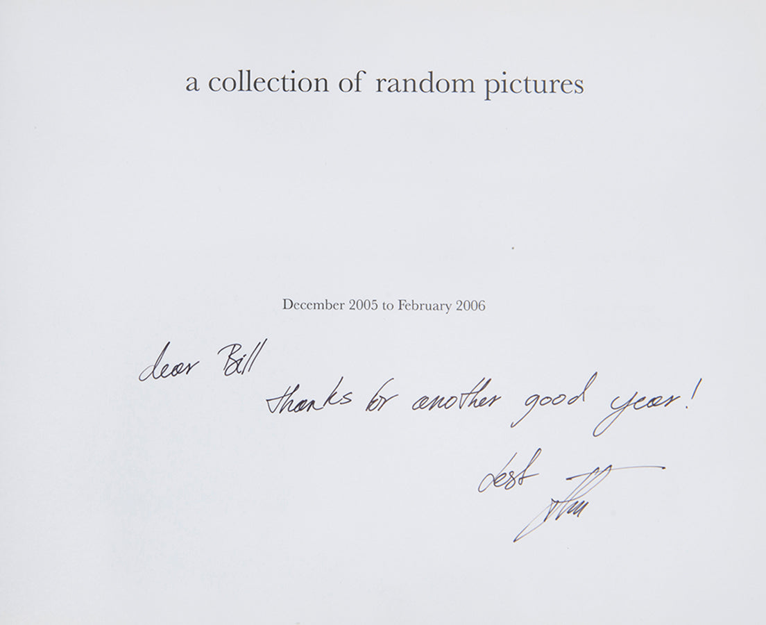 Three of Stephen Shore's artists' books produced using Apple's print-on-demand iPhoto software.