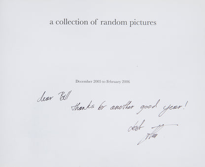 Three of Stephen Shore's artists' books produced using Apple's print-on-demand iPhoto software.