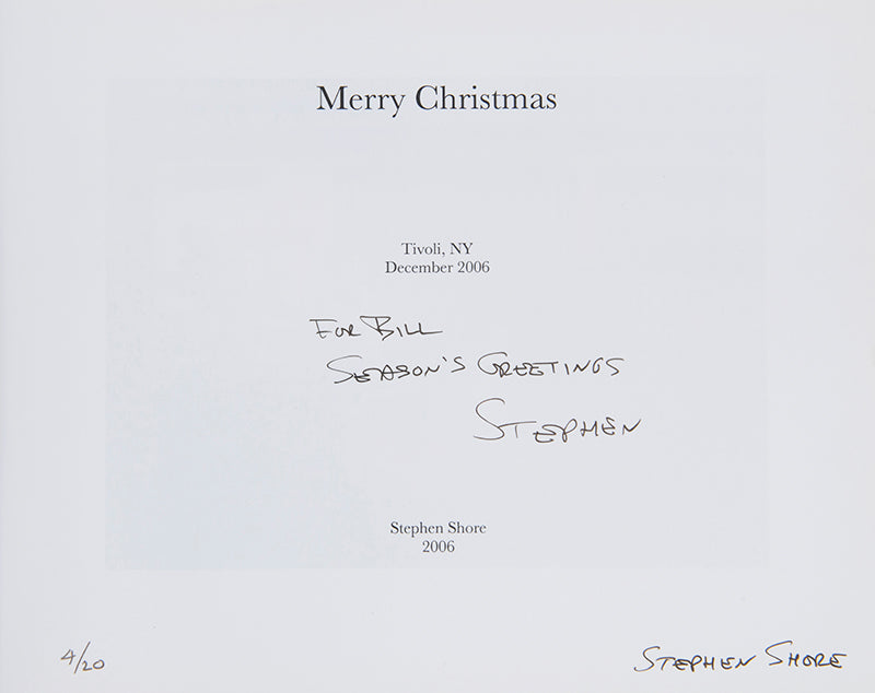 Three of Stephen Shore's artists' books produced using Apple's print-on-demand iPhoto software.