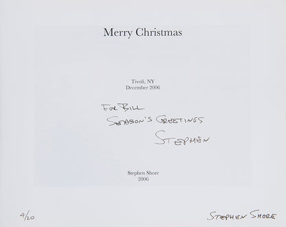 Three of Stephen Shore's artists' books produced using Apple's print-on-demand iPhoto software.
