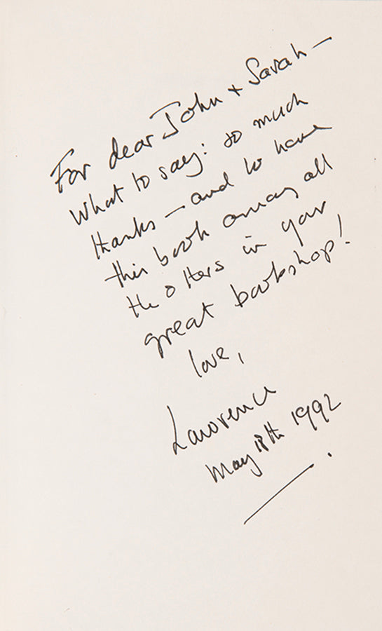 First edition of Witchbroom by Lawrence Scott, inscribed by the author.