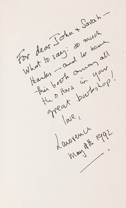 First edition of Witchbroom by Lawrence Scott, inscribed by the author.