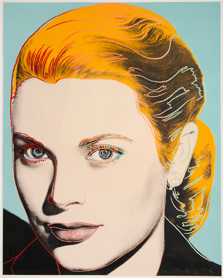 Andy Warhol, Grace Kelly, 1984, screenprint, signed by the artist, from the edition of 225, on Lenox Museum Board