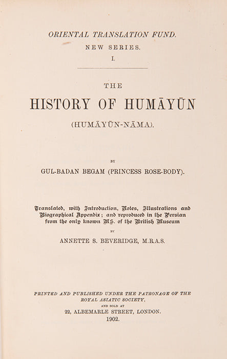 The History of Humayun.
