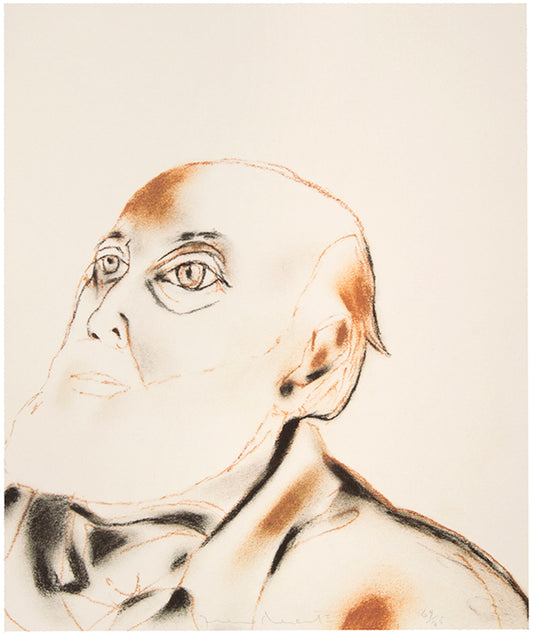 Francesco Clemente, Untitled from the Geldzahler Portfolio, 1997, Digital Ink Jet Print, signed by the artist, from the edition of 75, on Arches 260 Hot Press