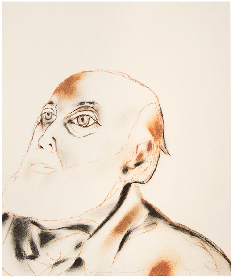 Francesco Clemente, Untitled from the Geldzahler Portfolio, 1997, Digital Ink Jet Print, signed by the artist, from the edition of 75, on Arches 260 Hot Press