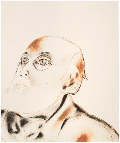 Francesco Clemente, Untitled from the Geldzahler Portfolio, 1997, Digital Ink Jet Print, signed by the artist, from the edition of 75, on Arches 260 Hot Press