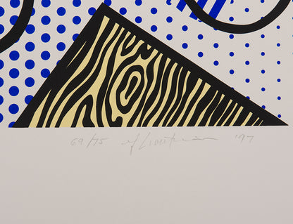 Roy Lichtenstein, Still Life from The Geldzahler Portfolio, 1997, serigraph, signed by the artist, from the edition of 75, on Somerset textured paper