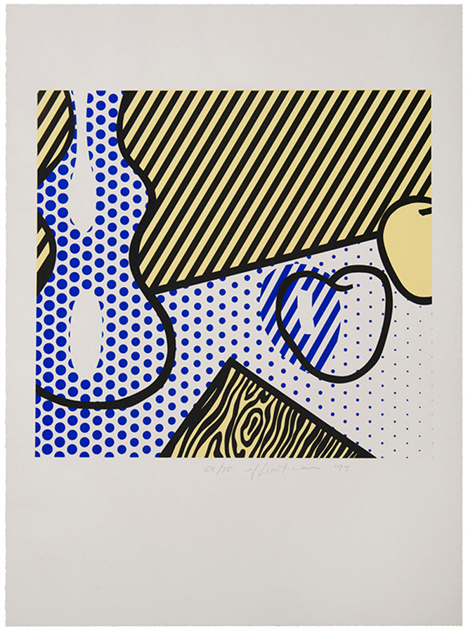 Roy Lichtenstein, Still Life from The Geldzahler Portfolio, 1997, serigraph, signed by the artist, from the edition of 75, on Somerset textured paper