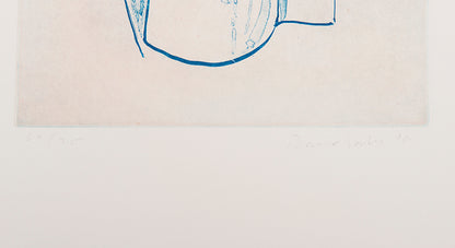 David Salle, Paper Lanterns from The Geldzahler Portfolio, 1998, solar plate intaglio, signed by the artist, from the edition of 75, on Somerset paper