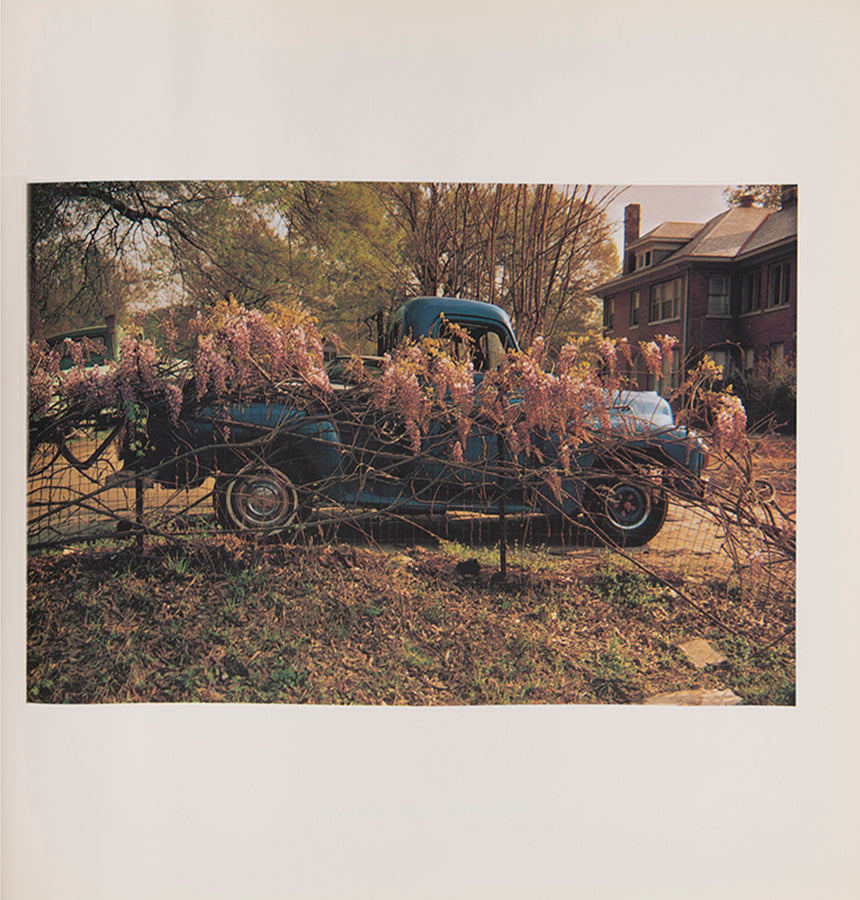 William Eggleston's solo exhibition in 1976 had the distinction of being the first exhibition of colour photography at the Museum of Modern Art, New York. As such, it and this catalogue which accompanied it are often credited with legitimatising colour photography for the serious American museum-attending audience.